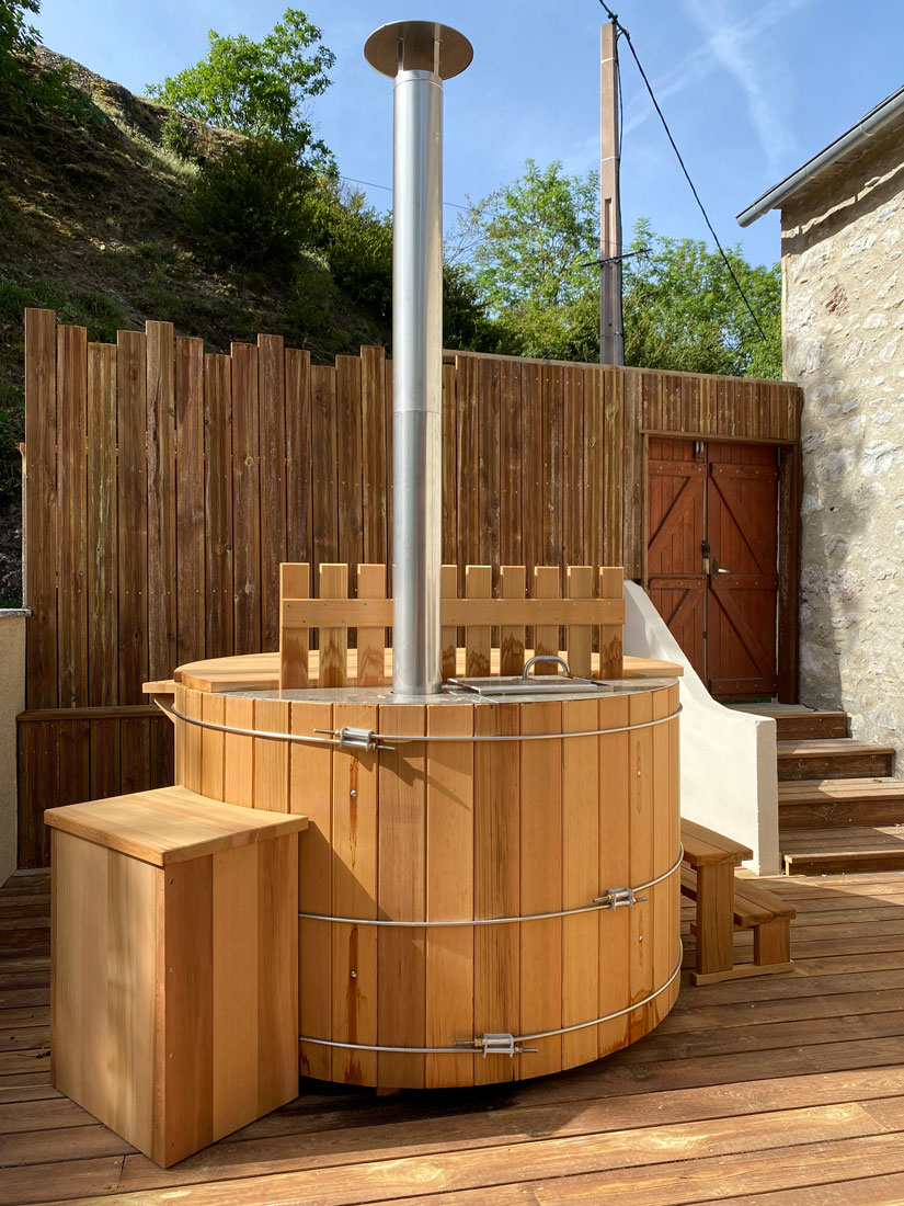 Bain nordique Gite Le Milan