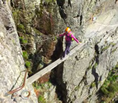 Passerelle Via ferrata
