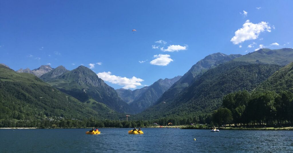 En Pédalo en Vallée du Louron